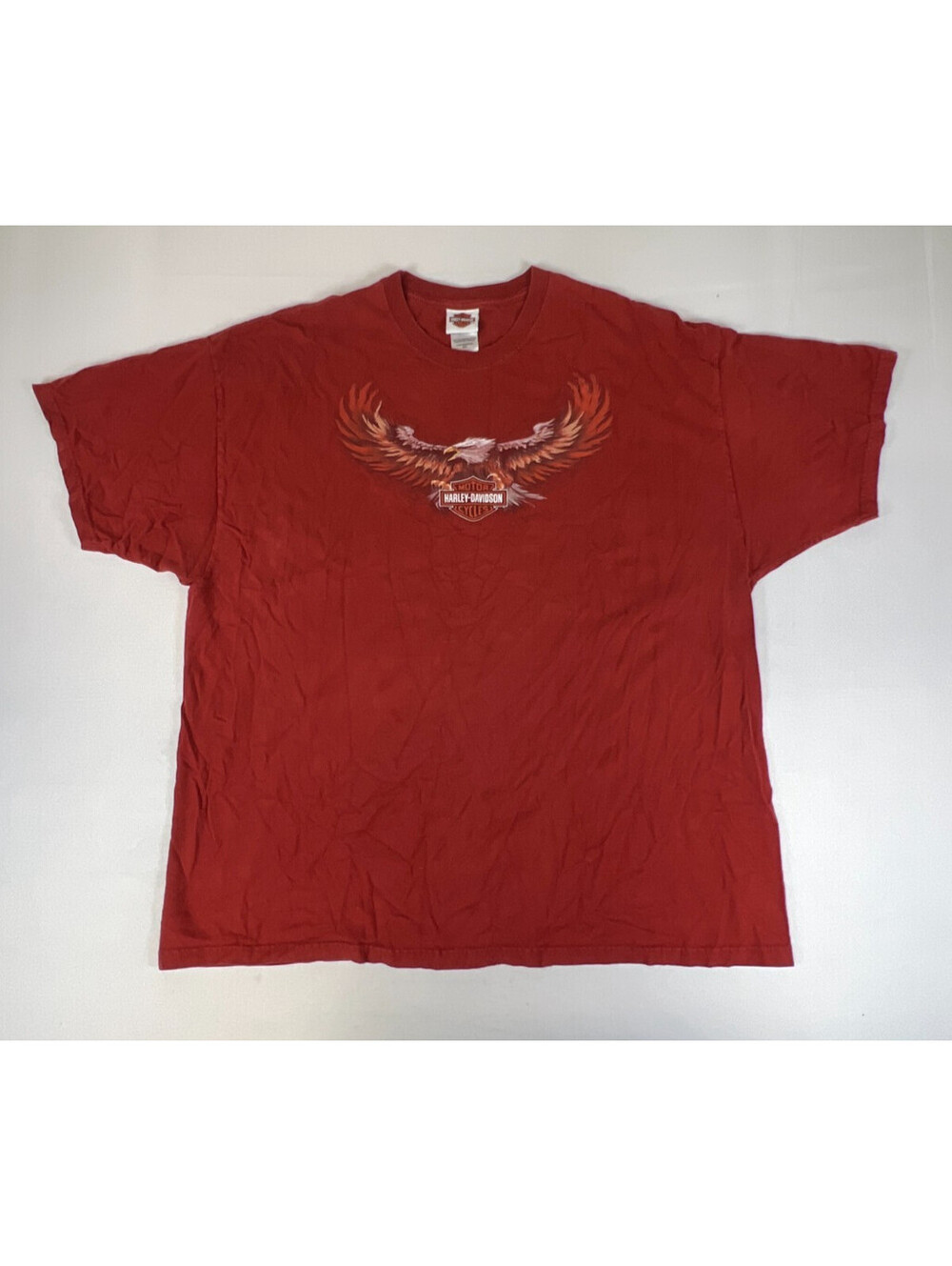 Vintage Harley-Davidson Thunder Bay Men Size 3XL Red Eagle T-Shirt
